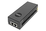 DIGITUS Ethernet PoE+ Injector - 10 Gigabit - 30 W Power over Ethernet-Budget - IEEE 802.3af/at -...
