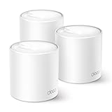 TP-Link Deco X50 Mesh WLAN Set (3 Pack), Wi-Fi 6 AX3000 Dual Band Router & Repeater, 3x Gigabit...