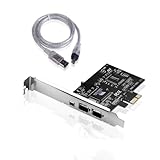 S SIENOC Desktop PCI-E Expresskarte Express Card FireWire PCI Express Schnittstellenkarte 1394a...