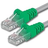 1aTTack.de 2m - Crossover - 1 Stück - CAT.6 CAT6 Ethernet-Lan-Netzwerk-Kabel 1000 Mbit/s Patchkabel