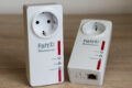 Zwei FRITZ!Powerline-Adapter zur Nutzung von PowerLAN im Heimnetzwerk