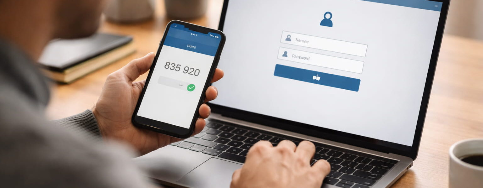 Zwei-Faktor-Authentifizierung bei der Anmeldung an einem Online-Konto