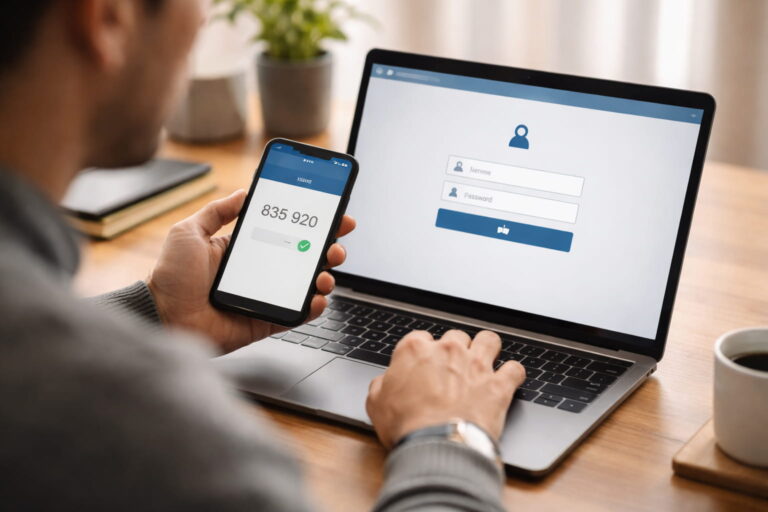 Zwei-Faktor-Authentifizierung bei der Anmeldung an einem Online-Konto