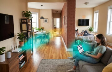WLAN Reichweite und Störungen in einer Wohnung mit Router und mehreren Geräten