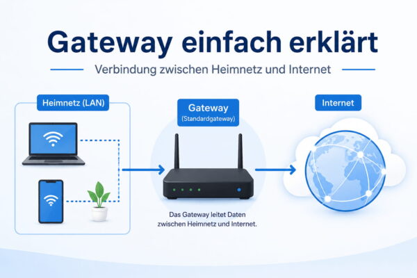 Gateway verbindet das Heimnetz mit dem Internet