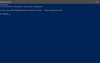 klassische Windows PowerShell