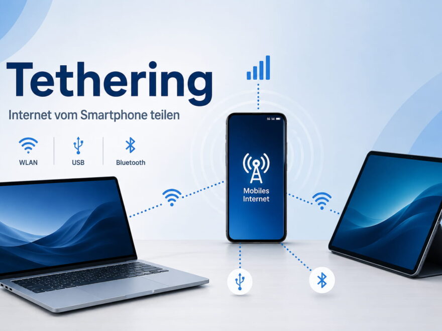 Tethering: Internet vom Smartphone mit Laptop und Tablet teilen