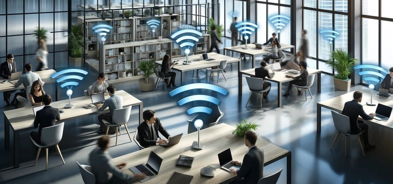 WLAN-Roaming im Großraumbüro