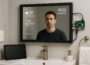 Smart Mirror zeigt Wetter, Uhrzeit und Kalender – Beispiel für Aufbau und Funktionsweise eines intelligenten Spiegels