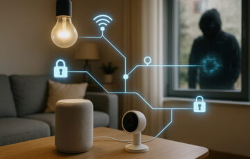 Sicherheitslücke durch vernetzte Smart-Home-Geräte im Wohnzimmer
