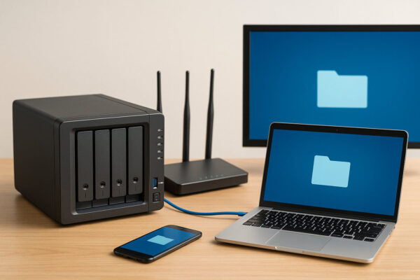 NAS erklärt – Funktionsweise eines Netzwerkspeichers NAS im Heimnetzwerk: So funktioniert ein Netzwerkspeicher