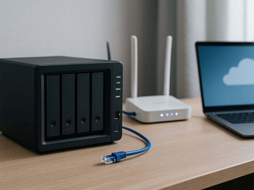NAS im Heimnetzwerk für Cloud-Backups – zentrale Datenspeicherung und sichere Verbindung zur Cloud