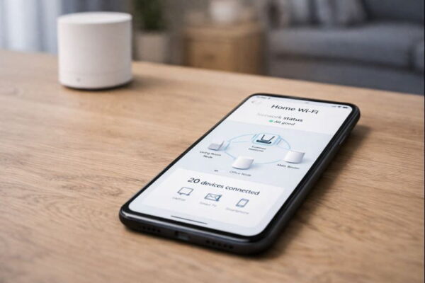 WLAN-Einrichtung und Verwaltung über eine App auf dem Smartphone