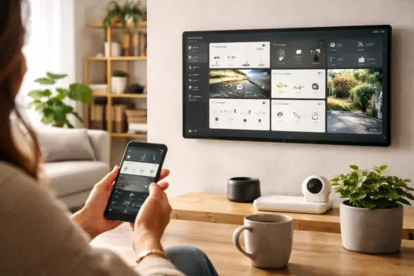 Dashboard und Benachrichtigungen in Home Assistant übersichtlich dargestellt Home-Assistant-Dashboard zur Übersicht von Automationen und Benachrichtigungen