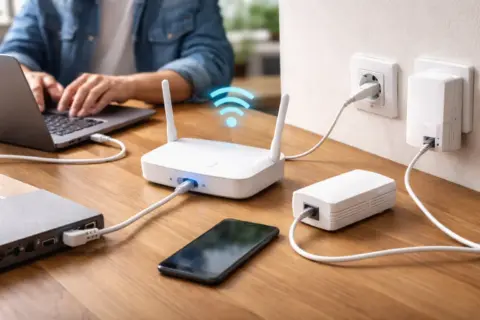 lan wlan powerline grundlagen Darstellung der Netzwerkarten LAN, WLAN und Powerline im Heimnetz