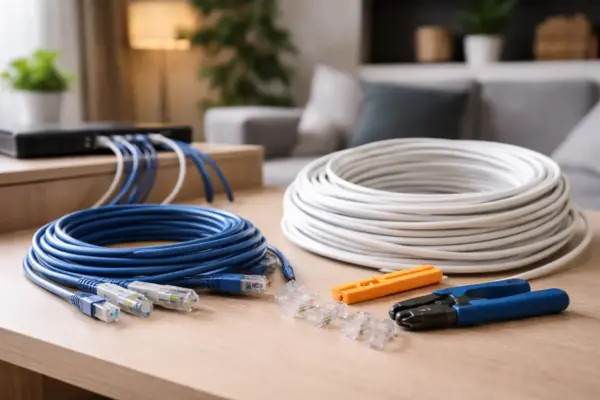 Patchkabel und Verlegekabel für unterschiedliche Einsatzzwecke im Heimnetz