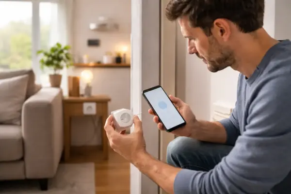 Zigbee-Gerät wird per Smartphone mit dem Smart-Home-Gateway gekoppelt