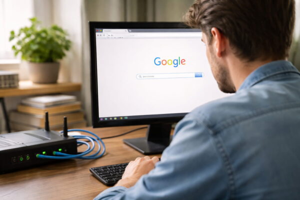 DNS-Server übersetzen Domainnamen für eine Netzwerkverbindung