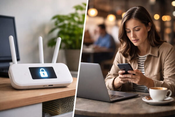 Sicherheit im Heimnetz und unterwegs mit WLAN und mobilem Internet Mobiles Internet vs. WLAN im Heimnetz und unterwegs: Sicheres WLAN zuhause und Smartphone-Nutzung im öffentlichen Netzwerk