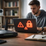 Netzwerksicherheit im Heimnetzwerk: Typische Bedrohungen durch Angriffe auf Router und Laptop