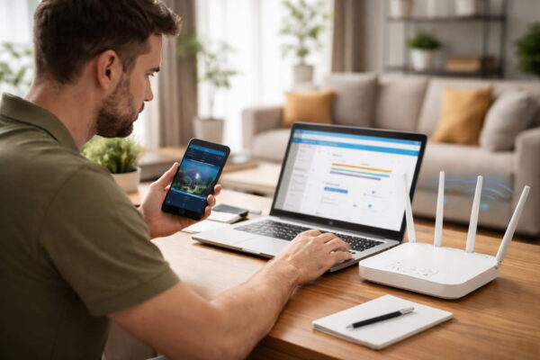 WLAN-Reichweite erhöhen durch Optimierung von WLAN-Kanal und Sendeleistung am Router