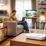 WLAN-Reichweite erhöhen durch optimale Router-Position im Wohnzimmer