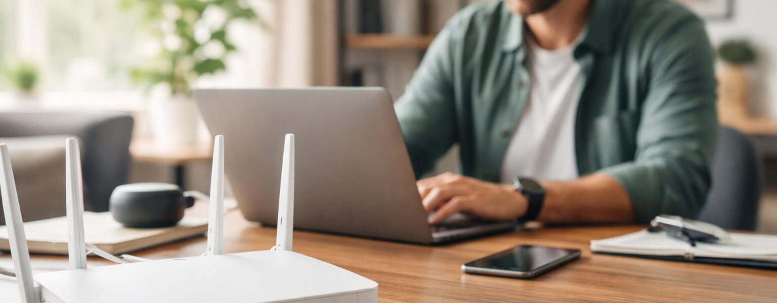 Router vergibt automatisch IP-Adressen an Geräte im Heimnetz