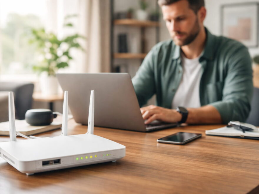 Router vergibt automatisch IP-Adressen an Geräte im Heimnetz