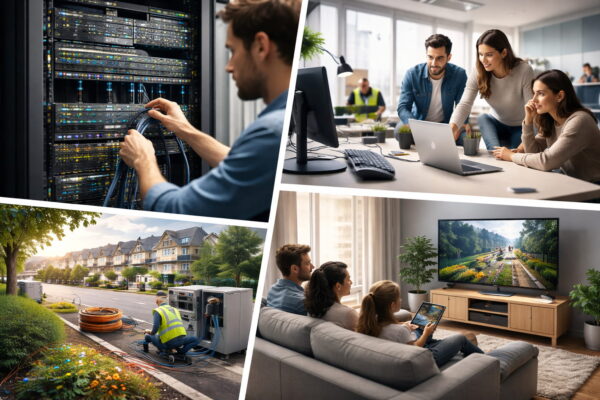 Einsatzgebiete von LWL Glasfaserkabeln im Alltag und in Unternehmen