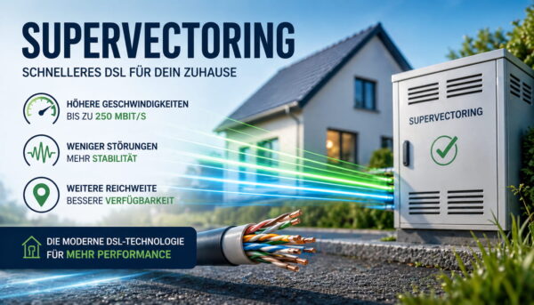 Supervectoring DSL: schneller Internetanschluss mit bis zu 250 Mbit/s über Kupferleitung einfach erklärt